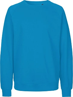 Neutral O 63001 Unisex raglánová mikina z bio bavlny 77.6301 sapphire