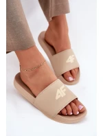 Dámské Pantofle 4F 4FRMM00FSLIF010-83S Béžové