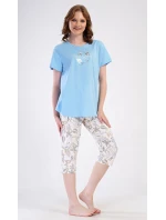 Dámské pyžamo kapri Alex Dámské pyžamo kapri Alex