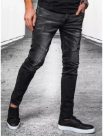 Pánské šedé kalhoty FashionStreet UX3917