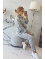 Izolovaná sada s barevným potiskem šedá Izolovaná sada s barevným potiskem šedá