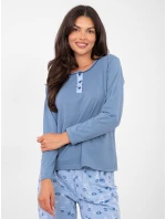 Pyžamo DU PI FP 007.69 šedomodré