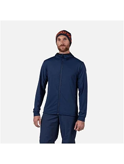 Pánská mikina ROSSIGNOL Mid Layer Stretch Hoodie, tmavě modrá