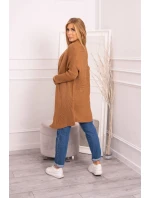 Svetr s netopýřími rukávy velbloudí