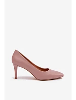 Fialové eko kožené lodičky Sergio Leone