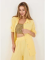 MI košile KS 2337.18 světle žlutá