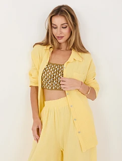 MI košile KS 2337.18 světle žlutá