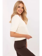 Svetr s krátkým rukávem  model 216772 Factory Price