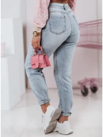 Dámské džínové kalhoty mom fit s páskem LOVENOVA FashionStreet UY2360