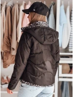 Dámská oboustranná přechodná bunda ZIBERKA černá FashionStreet TY4868