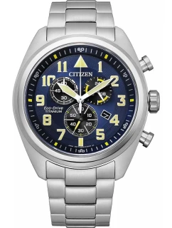 CITIZEN Super Titanium Eco-Drive pánské hodinky AT2480-81L + BOX