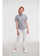 Russell Athletic 933F Halenka Oxford s krátkým rukávem 11.933F white