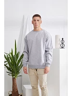 Build your Brand BY 075 Mikina z těžké bavlny 56.0075 heather grey