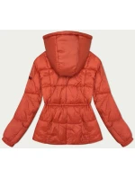 Dámská zimní prošívaná bunda (15200) korálová - Goodlooking Dámská zimní prošívaná bunda (15200) korálová - Goodlooking