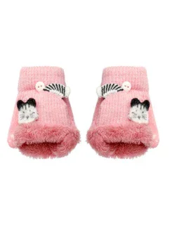 UZAVŘENÉ RUKAVICE S KOŽEŠINOU R-211