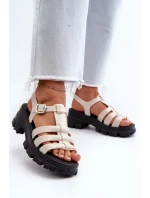 Vonné Dámské Sandály ZAXY NN285040 Bežové