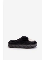 Teplé Kožešinové Pantofle Dámské Černé Jozelinetta