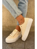 Dámské Tenisky S Krajkou Lee Cooper LCW-25-31-3440L Béžové Dámské Tenisky S Krajkou Lee Cooper LCW-25-31-3440L Béžové