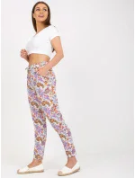 Kalhoty D73771M61869M světle fialové Kalhoty D73771M61869M světle fialové