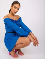 Dámské šaty-DHJ-SK-6831.36 - tmavě modré