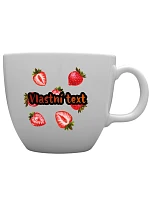 Personalizovaný MEGA XXL keramický hrnek 1 000 ml s letním ovocem