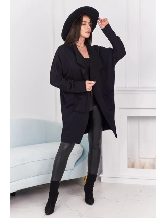 Mikina s kapsami 9587 černá - Kesi