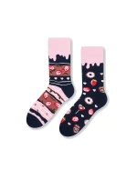 Ponožky Více 079 Hearts pánské asymetrické 39-46