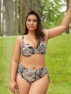 Měkká plavková podprsenka Ava SK 221 Latte Maxi