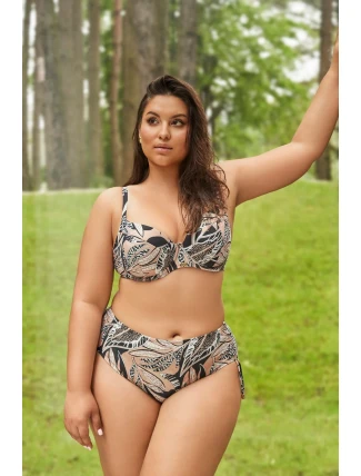 Měkká plavková podprsenka Ava SK 221 Latte Maxi