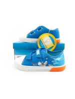 Leomil Sonic dětské sportovní boty lehké tenisky na suchý zip modré červené