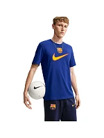 Pánské tričko Nike FC Barcelona Swoosh, modré, IQ5042 455 Pánské tričko Nike FC Barcelona Swoosh, modré, IQ5042 455