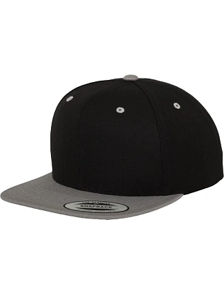 Flexfit 6089M 6 panelová Snapback kšiltovka 55.6089 black/silver