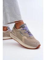 Dámské tenisky na platformě Memory Foam Big Star Platform Beige