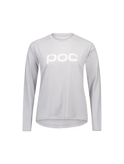 Cyklistické tričko POC W's Reform Enduro Jersey, světle šedé