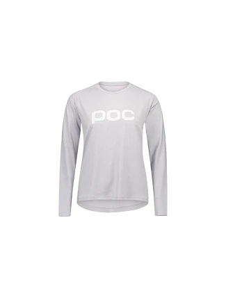 Cyklistické tričko POC W's Reform Enduro Jersey, světle šedé