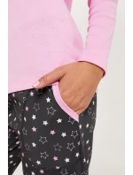 Italská móda Antilia long length sp. barva:růžová/print