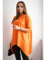 Oversize halenka oranžová Oversize halenka oranžová