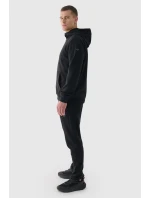 Pánská Mikina S Kapucí Rozepínací 4F Černá 4FWAW24TSWSM1256-20S