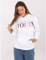 Mikina D10608BC02802A1NO bílá Mikina D10608BC02802A1NO bílá