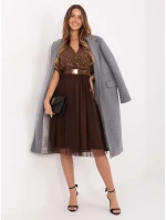 Šaty MI SK 62464.27 hnědé