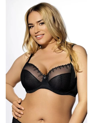 Dámská měkká podprsenka BC 343 Michelle černá - Kinga Dámská měkká podprsenka BC 343 Michelle černá - Kinga