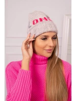 Dámská čepice London K385 dark beige Dámská čepice London K385 dark beige