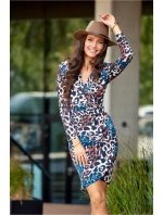 Denní šaty SUK0342 animal - Roco Fashion Denní šaty SUK0342 animal - Roco Fashion