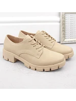 M.Daszynski W SAN33C béžové polobotky