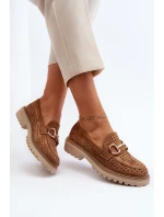 Dámské lodičky s výšivkou Camel Talesse