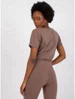 Tričko RV TS 4838.73P hnědá