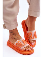 Dámské pantofle na platformě Orange Brave