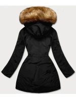 Černá oboustranná dámská zimní bunda (m-210a5) Černá oboustranná dámská zimní bunda (m-210a5)