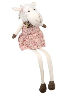 SÍDLO jehněčí jehněčí 57CM jarní dekorace dětské