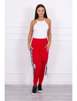 Kalhoty/oblek s nápisem selfie red Kalhoty/oblek s nápisem selfie red
